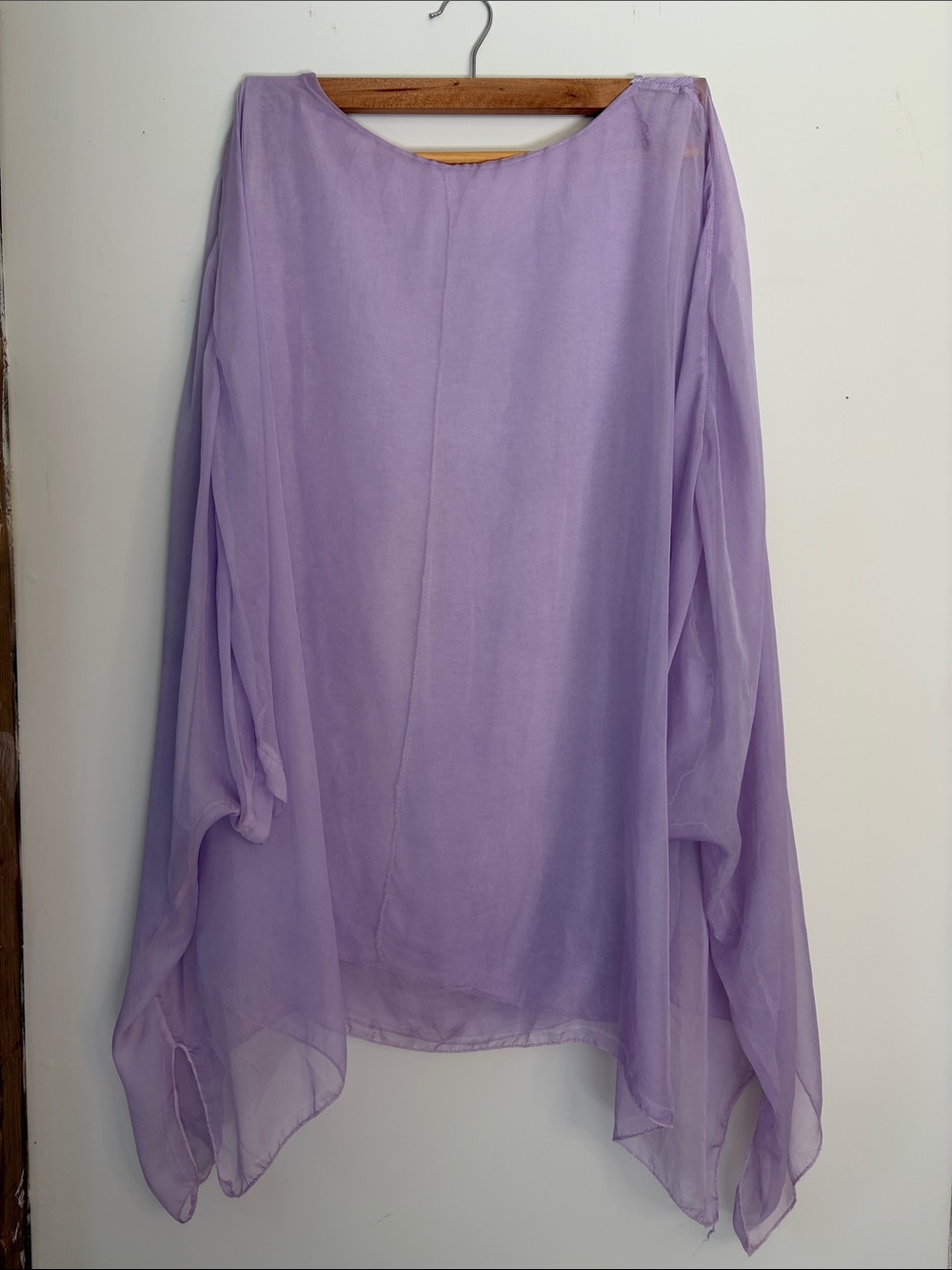 Women's Lavender Sheer Blouse
